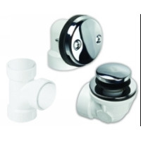 Mountain Plumbing Soft Toe Touch Drain Economy Plumber's Half Kit - Pewter - BDWPTTA/PEW