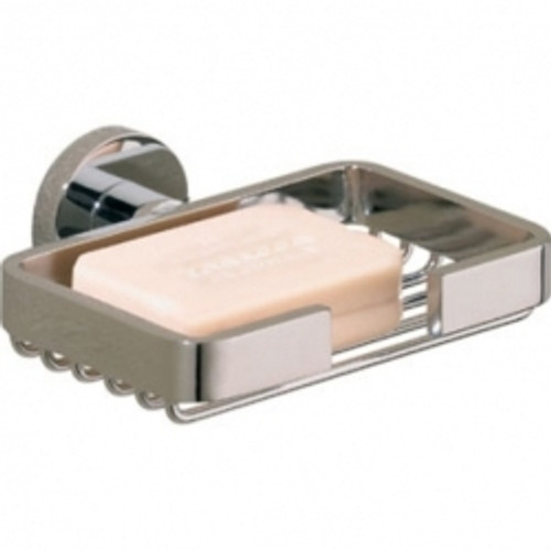 Valsan Porto 67580NI Small Soap Basket - Wall Mounted - Polished Nickel