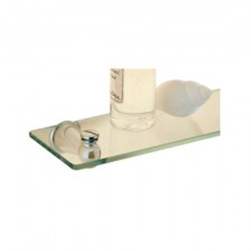 Valsan Sintra 66862CR 19 3/4" Glass Shelf - Chrome