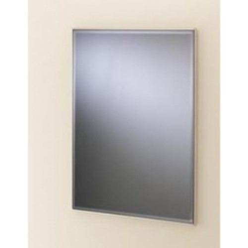 Valsan VDS 53206ES Rectangular Framed Mirror w/Bevel - Satin Nickel