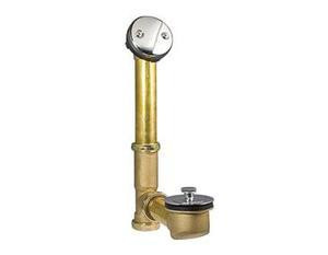 Price Pfister Lift & Turn Waste & Overflow Assembly -Brushed Nickel - 018-310K