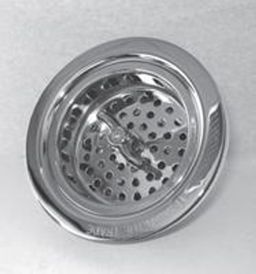 Trim To The Trade 4T-242-30 Lock Style Basket Strainer for Kitchen Sink - Polished Nickel