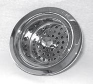 Trim To The Trade Post Style Basket Strainer For Kitchen Sink, Antique Brass - 4T-231-3