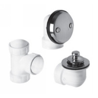 Mountain Plumbing Lift & Turn Bath Waste & Overflow Plumber"s Half Kit - Polished Nickel - BDWPLTP/PN