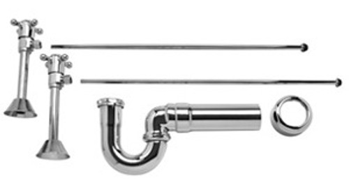 Mountain Plumbing MT8120X-NL-VB Lav Sweat Valve  Supply Kit - Lead Frees W/New England/ Massachusetts P-Trap - Venetian Bronze