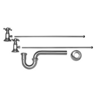 Mountain Plumbing Lav Supply Kits with P-Trap - Satin Chrome - MT8104-NL/SC