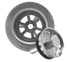 Mountain Plumbing MT700 PVD Brass Bar Sink Basket Strainer - Polished Brass