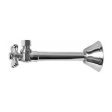 Mountain Plumbing Mini Cross Handle Sweat Angle Valve - Satin Chrome - MT629-NL/SC