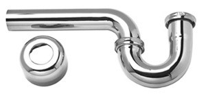 Mountain Plumbing MT3140 SC Lavatory P-Trap & Flange Kit - Satin Chrome