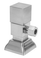 Mountain Plumbing MT5004-NL SC Square Handle Angle Straight Valve -  Satin Chrome