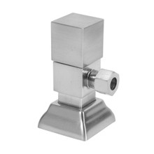 Mountain Plumbing Square Handle Angle Straight Valve - Brushed Nickel - MT5004-NL/BRN