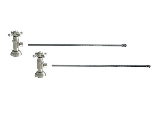 Mountain Plumbing MT4931X-NL-VB Cross Handle Lav Angle Supply Kit - Venetian Bronze