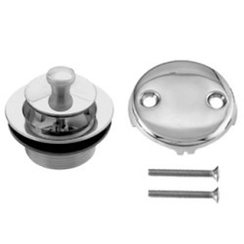 Westbrass D94-2-26 2 Hole Twist & Close Tub Drain Trim Kit  - Chrome