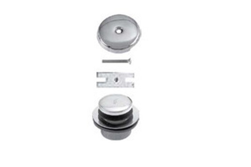 Westbrass D93-26 1 Hole Tip Toe Tub Drain Trim Kit - Chrome