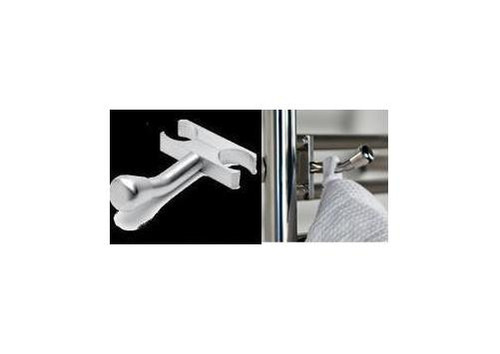 Amba Sirio Bathrobe Hanger - Polished Stainless - AS-BH-P