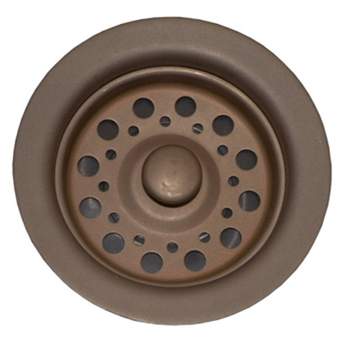 Opella 90088.957 Disposer Basket Strainer & Flange Drain Assembly - Oil Rubbed Bronze