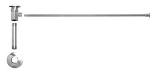 Mountain Plumbing MT6800-NL/SC Oval Handle Toilet Angle Supply Kit -  Satin Chrome Mountain Plumbing MT6800-NL/SC Oval Handle Toilet Angle Supply Kit -  Satin Chrome