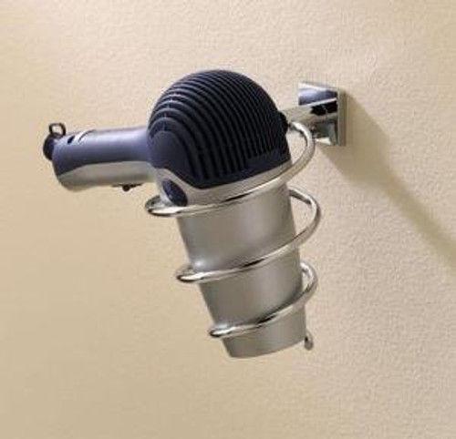 Valsan Braga 67693ES Hair Dryer Holder - Wall Mounted - Satin Nickel