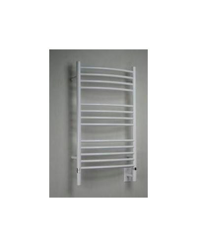 Amba Jeeves CCW-20 C Curved Electric Heated Towel Warmer - White - 20-1/2" W x 36" H