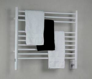 Amba Jeeves Model K Straight Electric Heated Towel Warmer - White - 29-1/2" W x 27" H - KSW