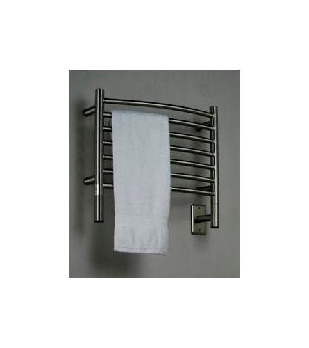 Amba Jeeves Model H Curved Electric Heated Towel Warmer - Brushed Stainless - 20-1/2" W x 18" H - HCB