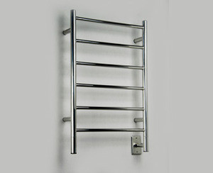 Amba Jeeves Model J Straight Electric Heated Towel Warmer - Polished Stainless - 20-1/2" W x 31" H - JSP