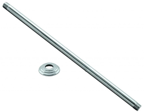 Westbrass D3624A-26 24" Ceiling Shower Arm & Flange - Chrome