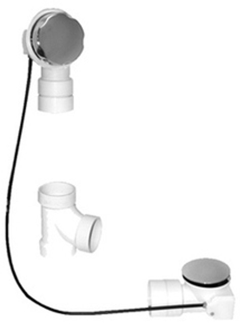 Mountain Plumbing BWO40S22A2 BT Cable Operated Bath Waste & Overflow Kit - Biscuit