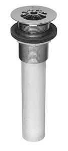 Mountain Plumbing MT749 GPB Tear Drop Grid Lav Drain Without Overflow - Polished Gold