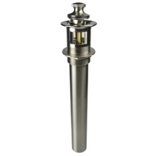 Mountain Plumbing MT750 PN Lift & Turn Lav Drain With Overflow - Polished Nickel