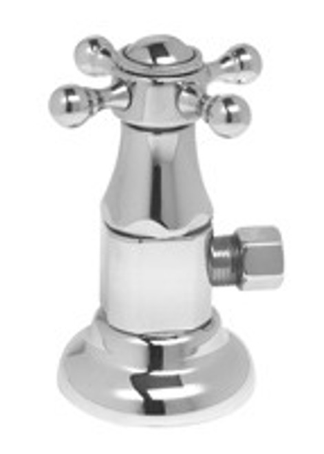 Mountain Plumbing MT4004X-NL/GPB Cross Handle Angle Valve -  Polished Gold