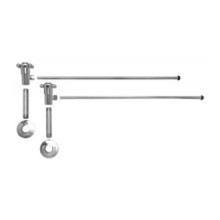 Mountain Plumbing Cross Handle Lav Angle Supply Kit - Satin Gold - MT4910X-NL/SG