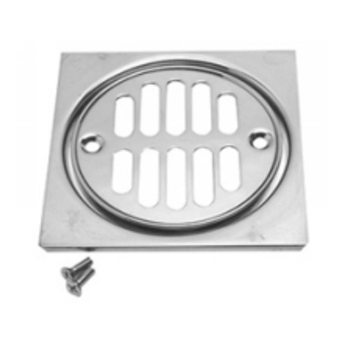 Mountain Plumbing MT231 PN Grid Shower Drain/Square Tile - Polished Nickel