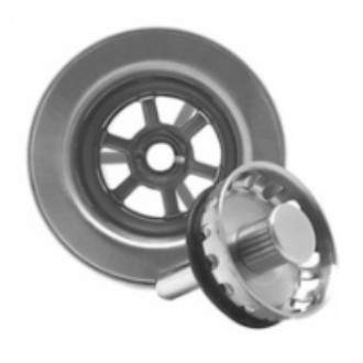 Mountain Plumbing Bar Sink Basket Strainer - Brushed Nickel - MT700/BRN
