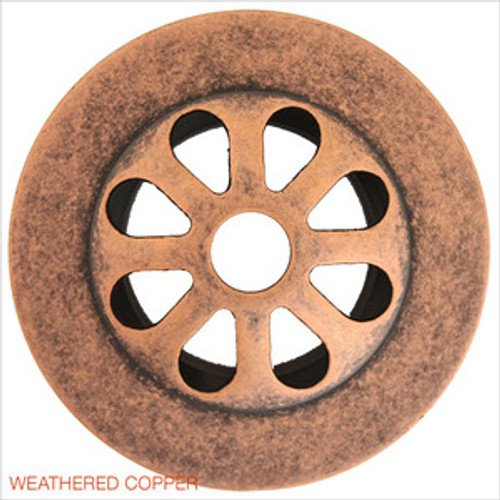 Linkasink D004 WC 1 3/4" Grid Strainer - Weathered Copper