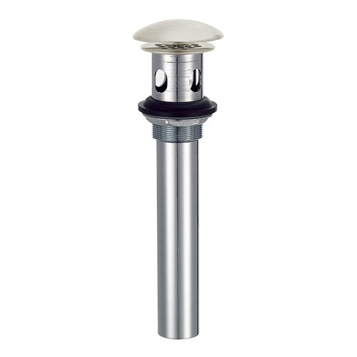 Gerber D495008BN 1 1/4" Drain with Cover/Grid Strainer With Overflow - Brushed Nickel