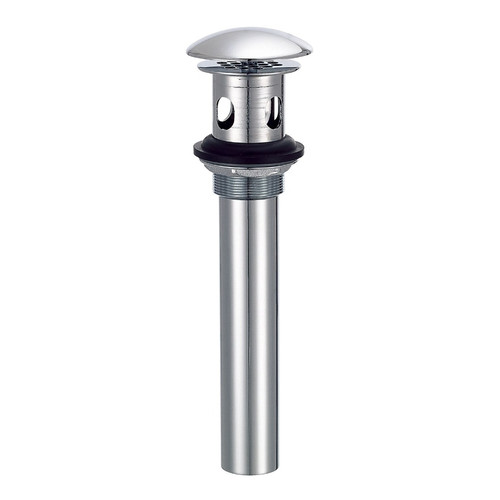 Gerber 1 1/4" Drain w/ Cover & Grid Strainer With Overflow - Chrome - D495008