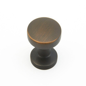 Schaub Northport Door Knob 1-3/8" diam - Ancient Bronze - 211-ABZ