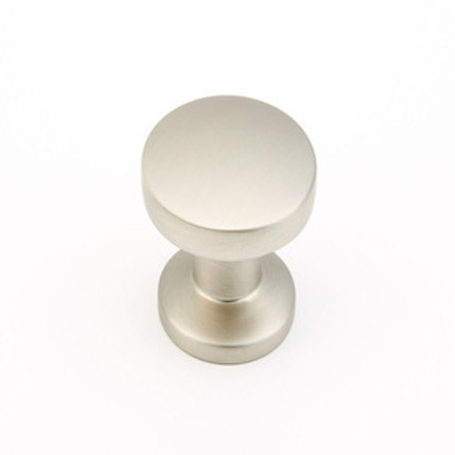 Schaub 211-15 Northport Door Knob 1-3/8" diam - Satin Nickel