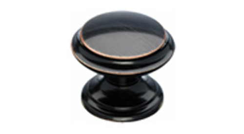 Top Knobs Bath Stratton M1591 1 3/8" Flat Cabinet Door Knob - Tuscan Bronze Base Top Knobs Bath Stratton M1591 1 3/8" Flat Cabinet Door Knob - Tuscan Bronze Base