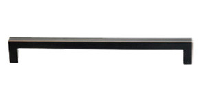 Top Knobs Square Bar 12" Center to Center Appliance Pull, Tuscan Bronze - TK164TB