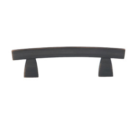 Top Knobs Sanctuary Arched 3" Center to Center Bar Pull, Tuscan Bronze - TK3TB