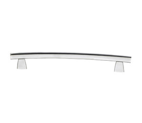 Top Knobs Arched 12" Center to Center Appliance Pull, Polished Nickel - TK7PN