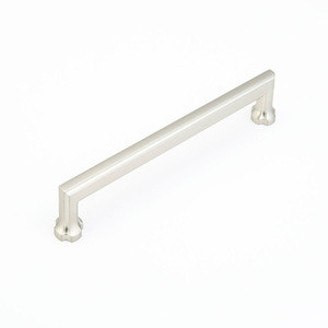 Schaub 879-15 Empire Door Pull 8" cc - Satin Nickel
