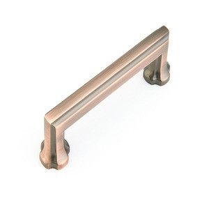 Schaub Empire Door Pull 4" cc - Empire Bronze - 877-EBZ