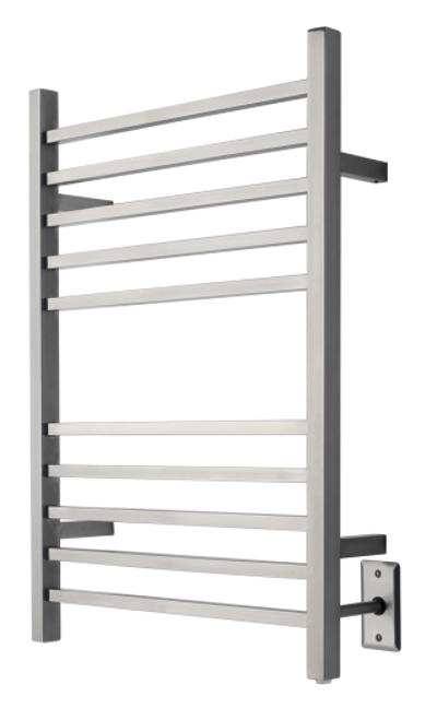 Amba RSWH-B Hardwired Radiant Square Towel Warmer - Brushed Stainless