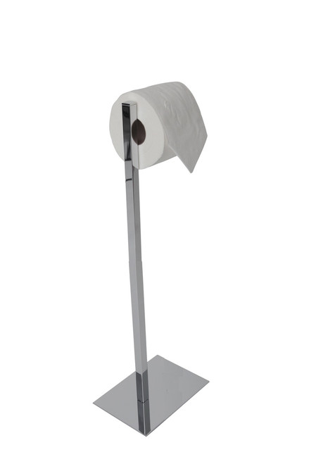 Valsan 53532ES Essentials Free Standing Rectangular Base Toilet Tissue Paper Holder - Satin Nickel Valsan 53532ES Essentials Free Standing Rectangular Base Toilet Tissue Paper Holder - Satin Nickel