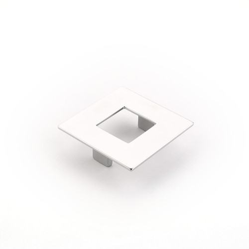 Schaub Finestrino Door Pull Square 64 mm cc - Matte Chrome - 443-M26