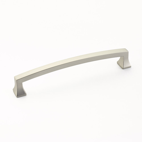 Schaub 541-15 Menlo Park Door Pull Arched 6" cc - Satin Nickel