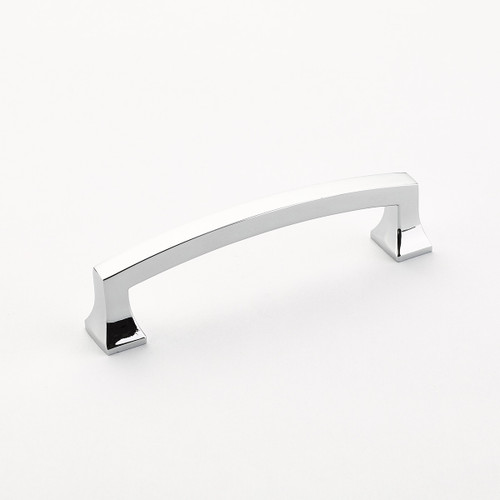 Schaub Menlo Park Door Pull Arched 4" cc - Polished Chrome - 542-26